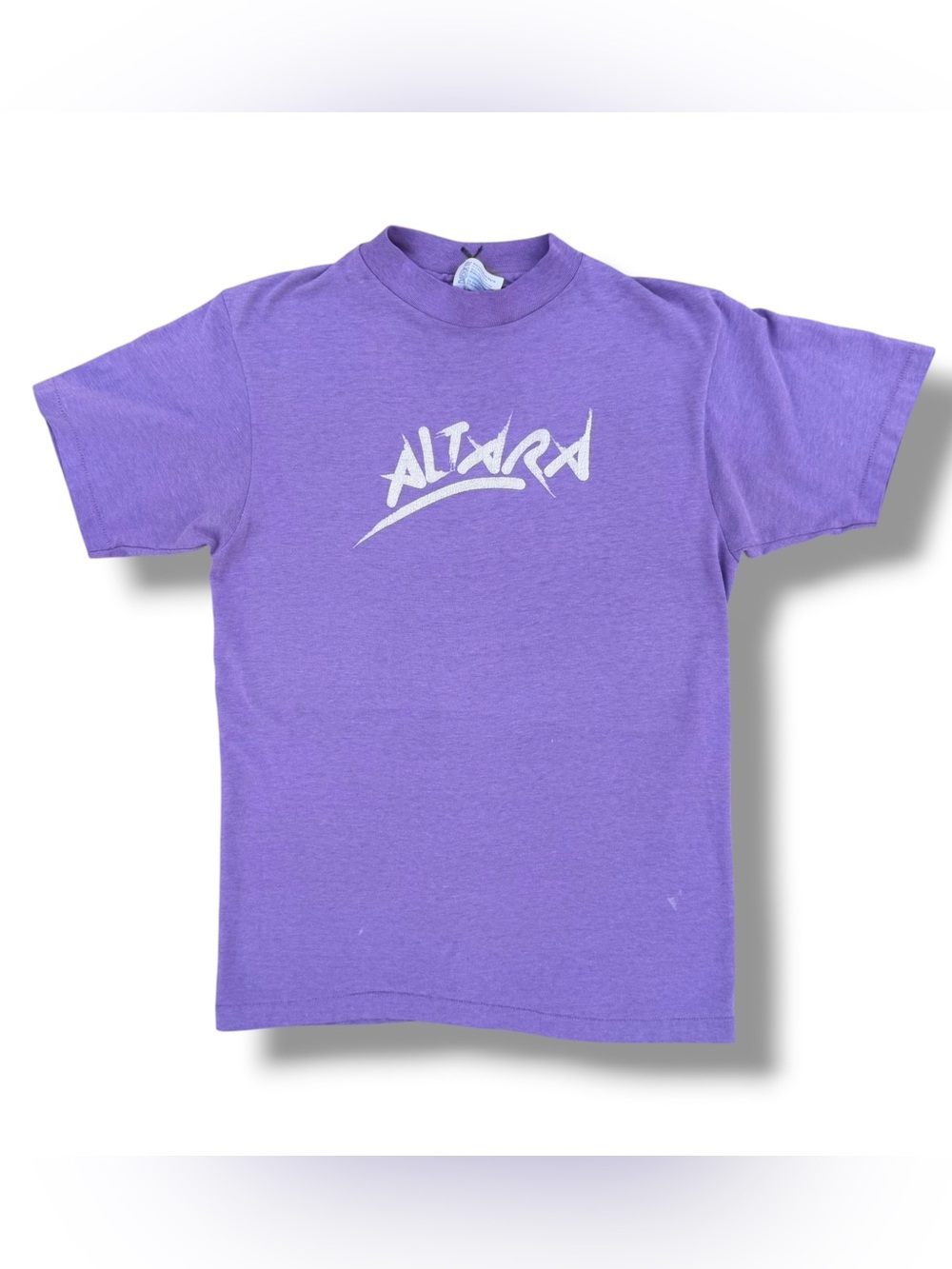 Vintage 80s Altara Hanes Fifty Fifty T-Shirt Purple Size Medium USA